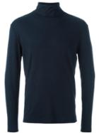 Wood Wood 'gordon' Turtleneck Pullover, Men's, Size: Xl, Blue, Cotton