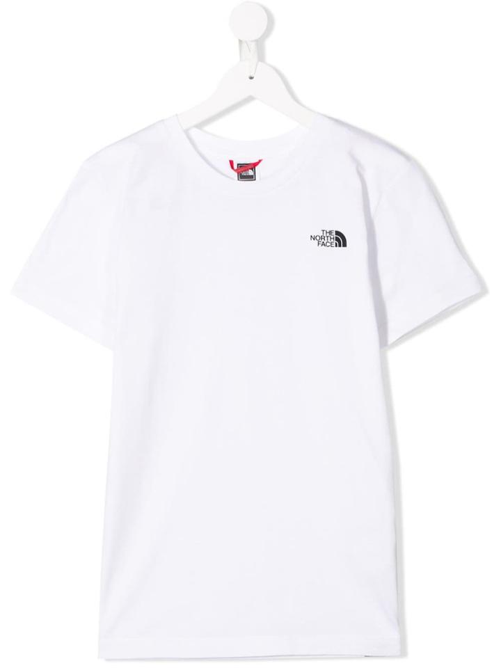 The North Face Kids Short Sleeved T-shirt - White