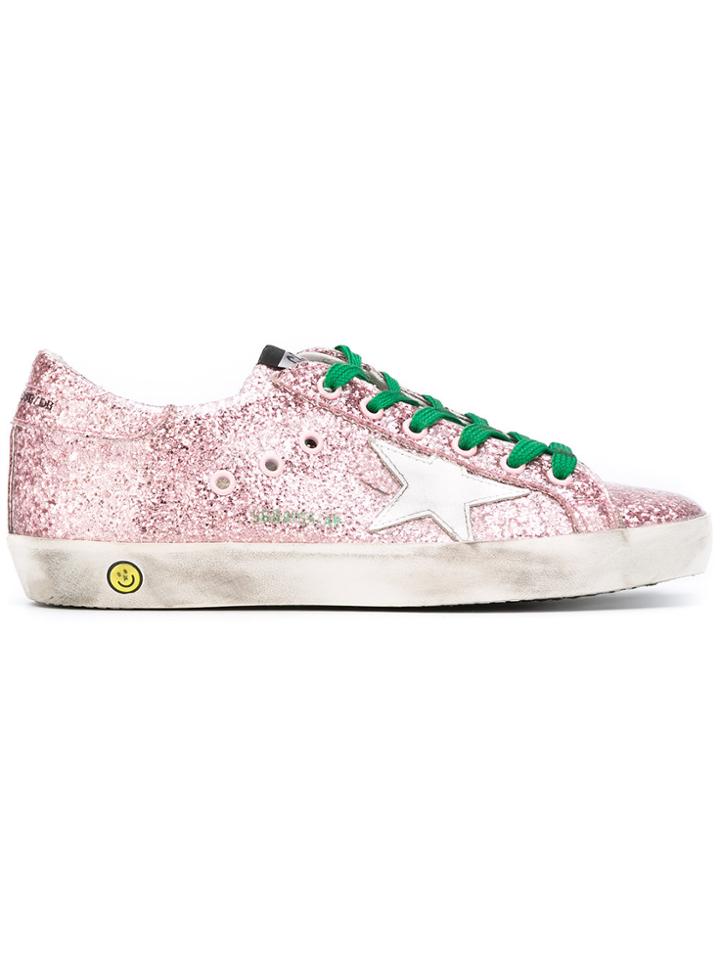 Golden Goose Deluxe Brand Kids Superstar Sneakers - Pink & Purple