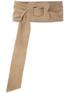 Sarah Chofakian Vintage Suede Belt - Neutrals