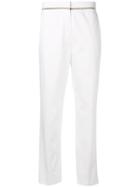 Fabiana Filippi High-rise Cropped Trousers - White