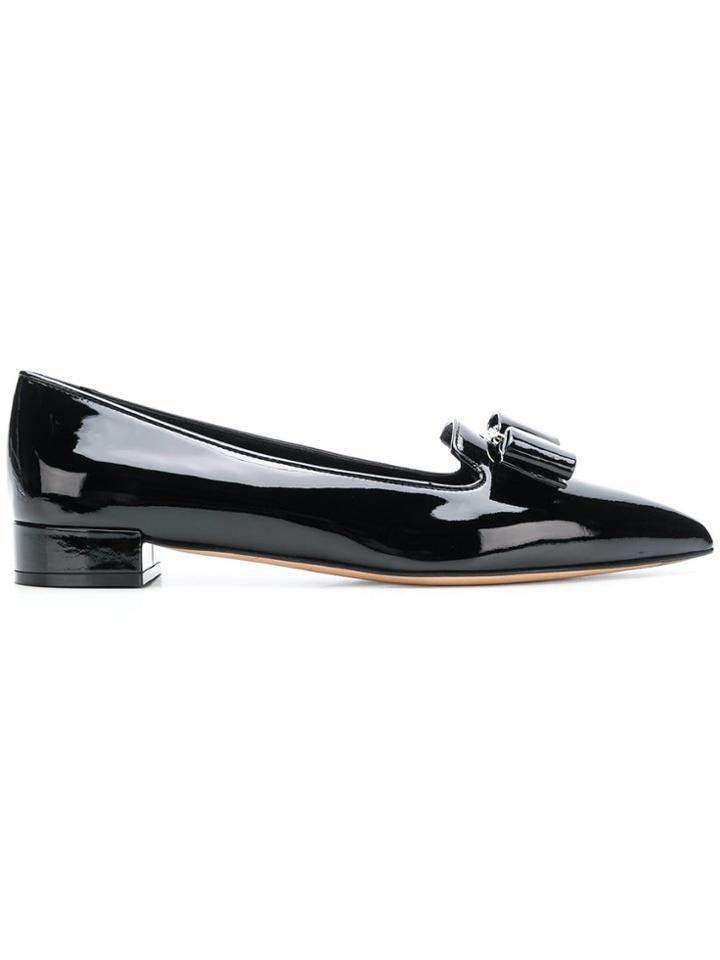 Salvatore Ferragamo Vara Bow Ballet Flats - Black