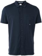Cp Company Shortsleeved Shirt, Men's, Size: Xl, Blue, Cotton