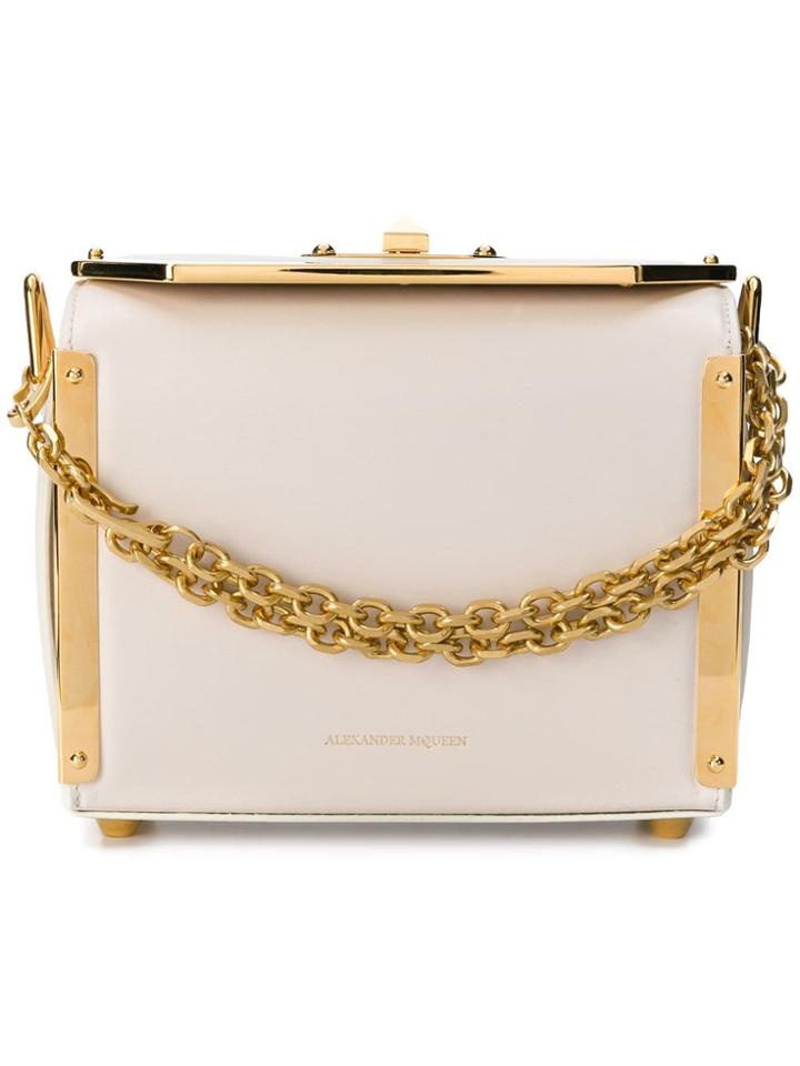 Alexander Mcqueen Mini Square Crossbody Bag C - White