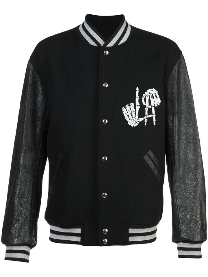 Adaptation Varsity Bomber Jacket - Black