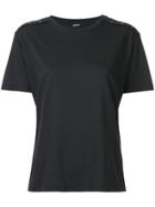 Jil Sander Navy Cross Stitch Shoulder T-shirt - Blue