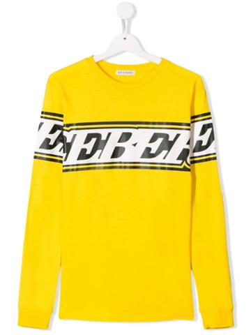 Iceberg Kids Teen Logo Print Sweatshirt - Yellow