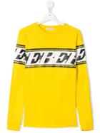 Iceberg Kids Teen Logo Print Sweatshirt - Yellow