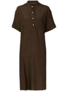 Ter Et Bantine Short-sleeve Shirt Dress - Brown