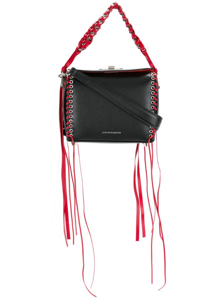 Alexander Mcqueen Box Tote - Black