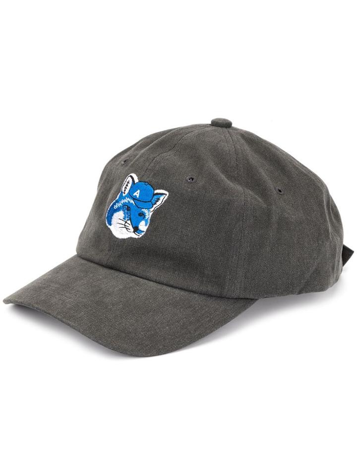 Ader Error A Fox Baseball Cap - Grey