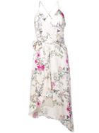 Equipment Floral Asymmetric Dress - White