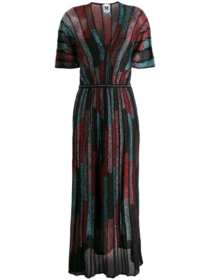 M Missoni Lurex Maxi Dress - Black