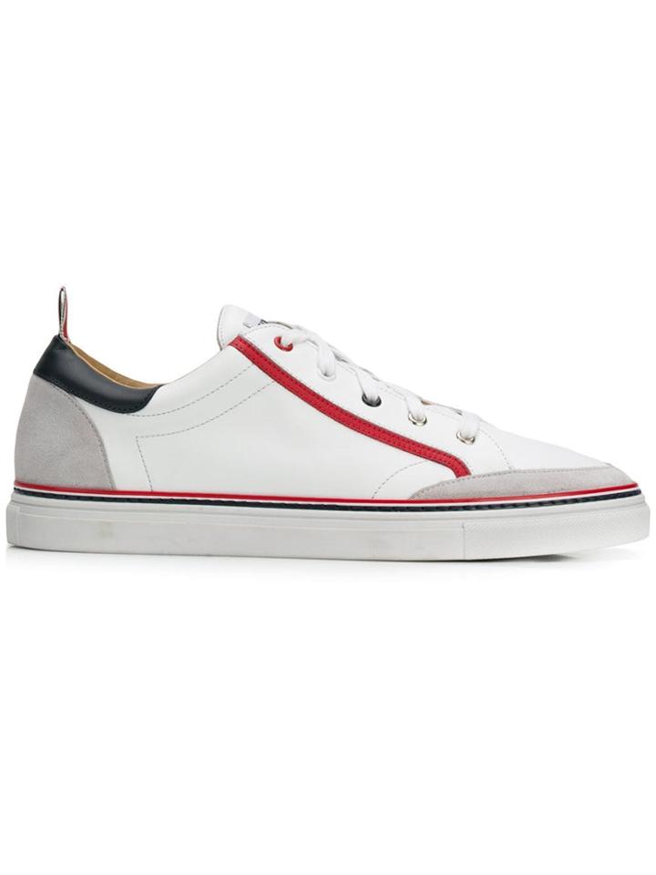 Thom Browne Calfskin Rubber Cupsole Sneaker - White