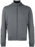 Z Zegna Zip-up Sweatshirt, Men's, Size: Large, Grey, Cotton/modal/spandex/elastane