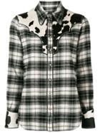 Dsquared2 Kids Check Print Cowboy Shirt - Black