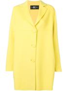 Luisa Cerano Single-breasted Coat - Yellow