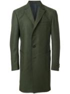 Z Zegna Single Breasted Coat - Green