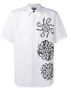 Just Cavalli Snake Print Short-sleeve Shirt - White