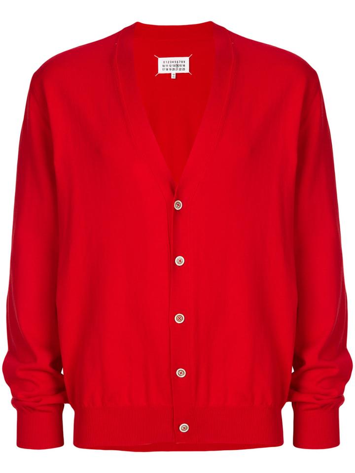 Maison Margiela Classic Button-down Cardigan - Red