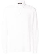 Loro Piana Long-sleeve Polo Shirt - White