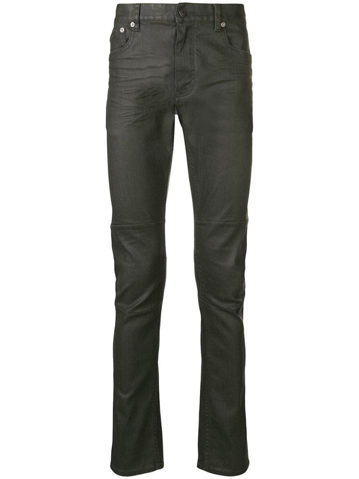 Belstaff Waxed Slim Jeans - Green