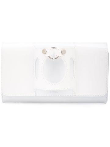 Perrin Paris Le Rond Clutch Bag - White