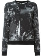 Versus Palm Tree Print Sweatshirt