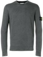 Stone Island Fitted Long Sleeve Sweater - Green