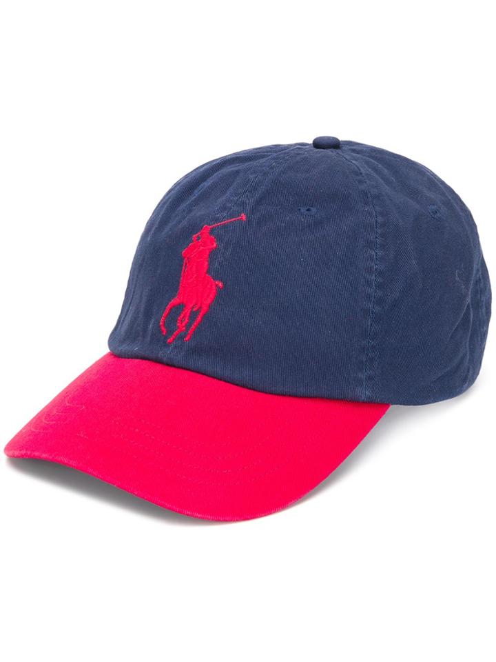 Polo Ralph Lauren Logo Colour Block Cap - Black