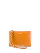 Jil Sander Braided Strap Wallet - Brown