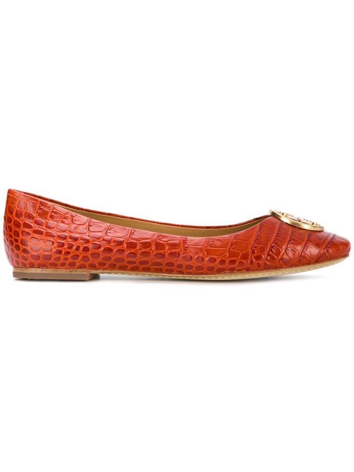 Tory Burch Ballerina Flats - Yellow & Orange