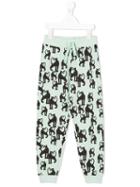 Mini Rodini - Panther Print Trousers - Kids - Organic Cotton/spandex/elastane - 9 Yrs, Green