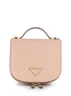 Prada Small Logo Plaque Backpack - Neutrals