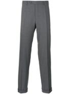 Canali - Straight Trousers - Men - Wool - 56, Grey, Wool