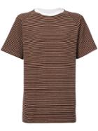 Maison Margiela Striped Oversized T-shirt - Black