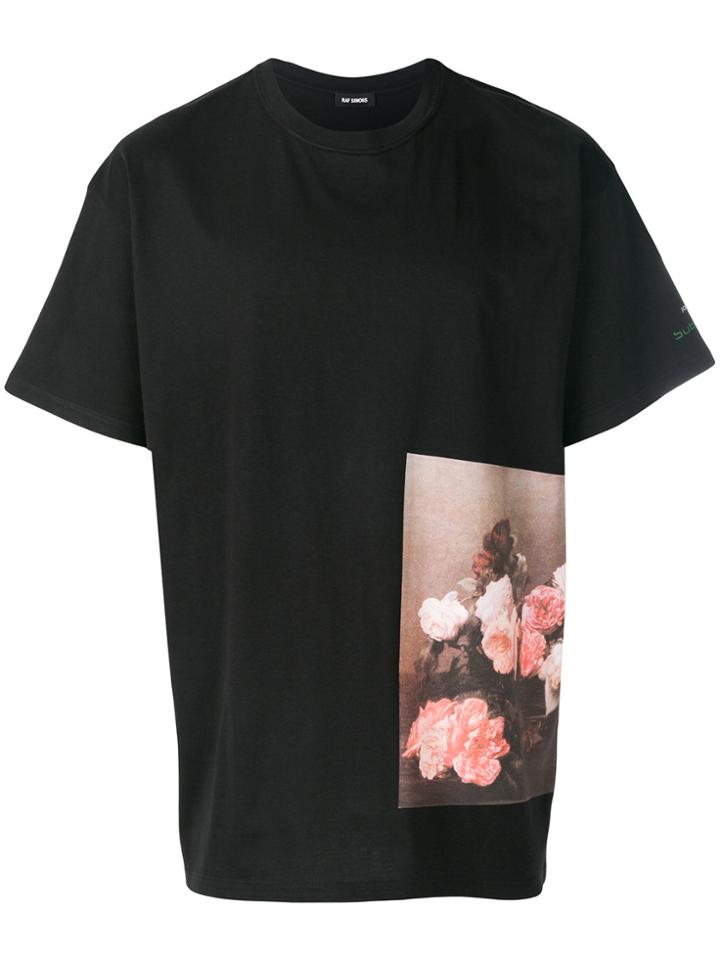 Raf Simons Oversized Photo Print T-shirt - Black