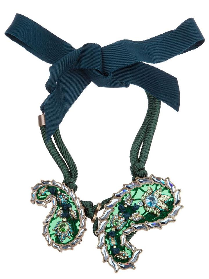 Lanvin 'udaipur' Paisley Choker