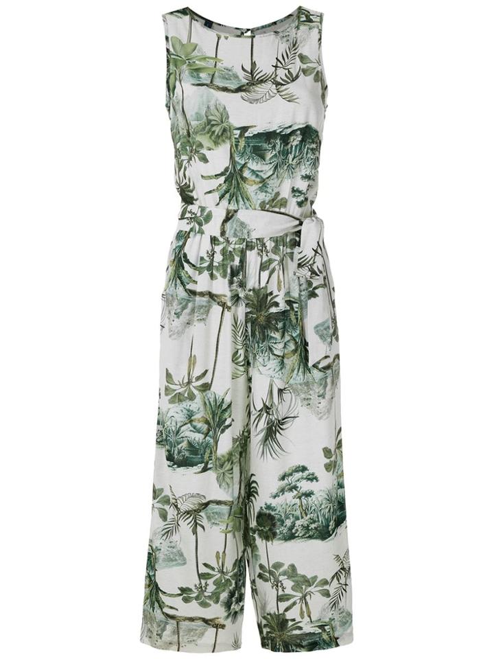 Lygia & Nanny Jade Printed Cropped Jumpsuit - Multicolour