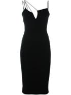 Victoria Beckham Asymmetric Top Fitted Dress