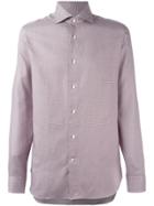 Ermenegildo Zegna Micro Print Shirt - Red