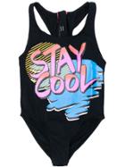 Stella Mccartney Kids Teen Stay Cool Swimsuit - Black