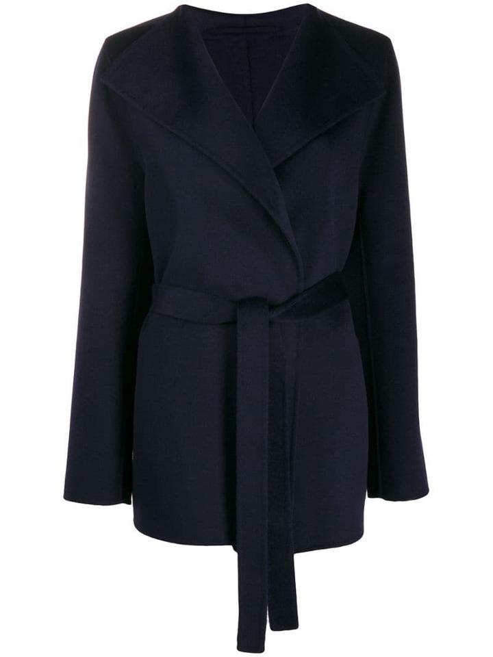 Joseph Lima Tie-waist Coat - Blue