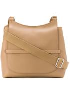 The Row Large Foldover Tote Bag - Brown