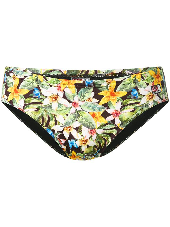 Mc2 Saint Barth - Floral Print Swim Shorts - Men - Polyamide/polyester/spandex/elastane - L, Polyamide/polyester/spandex/elastane