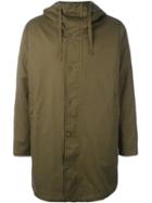 Sempach Hooded Parka Coat, Men's, Size: Large, Green, Nylon/polyester