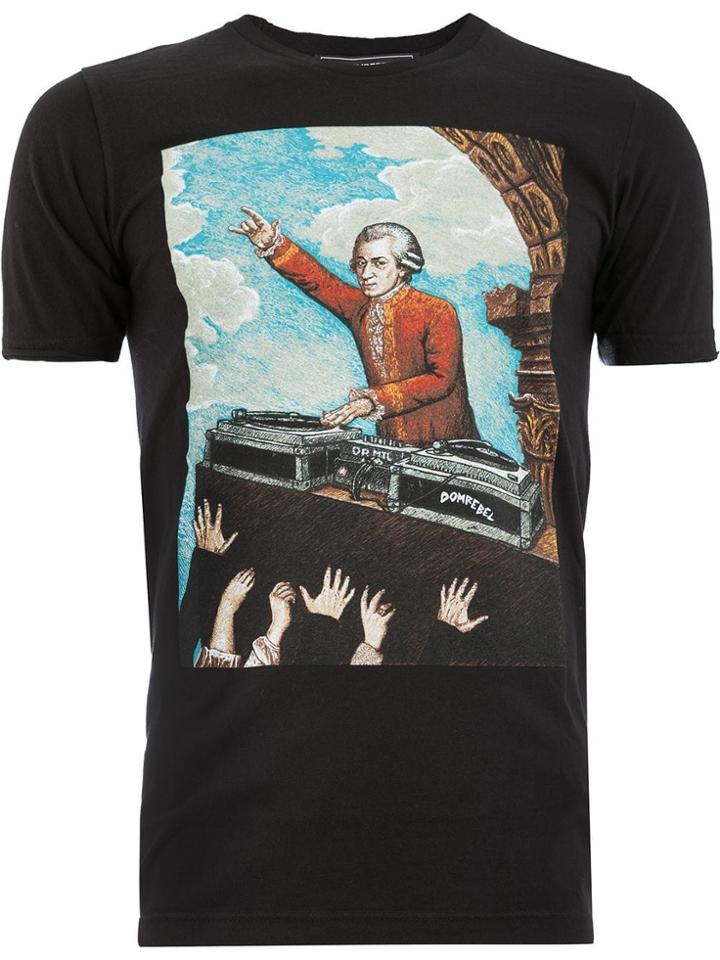 Dom Rebel Graphic Print T-shirt - Black