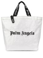Palm Angels Classic Logo Shopper - White