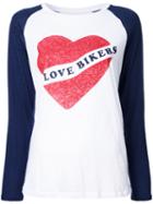 Zoe Karssen I Love Bikers T-shirt, Women's, Size: Medium, White, Cotton/linen/flax