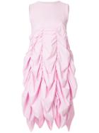 Paskal Empire Line Ruched Sleeveless Dress - Pink & Purple
